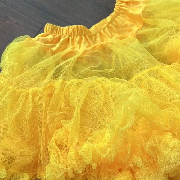 Yellow Tutu Costume Skirt Crinoline - Picture 2 of 2